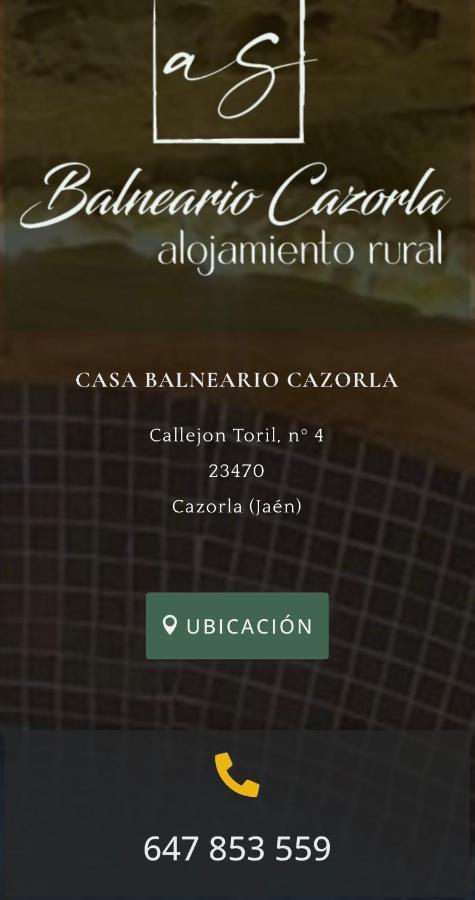 Villa Casa Balneario Cazorla Extérieur photo